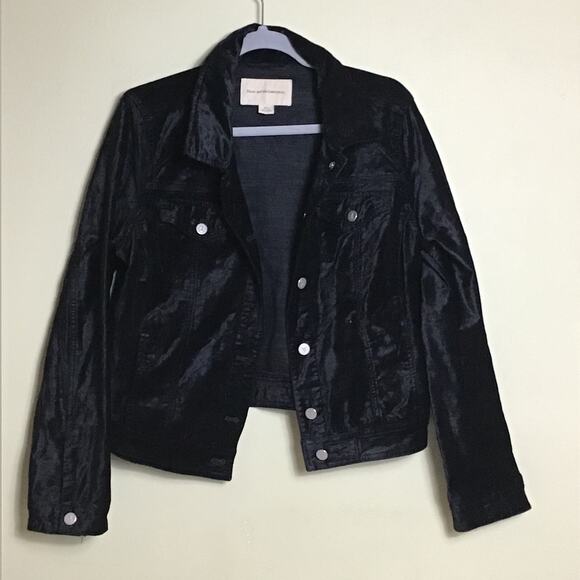 Anthropologie Pilcro and the letterpress velvet Jean  jacket size Large EUC - Picture 5 of 11